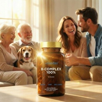 Medso B-Complex 100%, kapsułki, 100 szt.