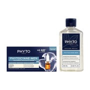 Zestaw Phytocyane, szampon rewitalizujący dla mężczyzn, uzupełnienie kuracji przeciw wypadaniu włosów, 250 ml + kuracja przeciw wypadaniu włosów dla mężczyzn, 12 ampułek https://azcdn.doz.pl/image/d/product/4005653a-scale-180x180.png