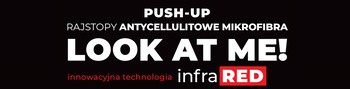 Look At Me! by Veera, antycellulitowe rajstopy Push-Up z microfibrą, kolor czarny, rozmiar L