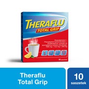 Theraflu Total Grip, proszek do sporządzania roztworu doustnego, 10 saszetek