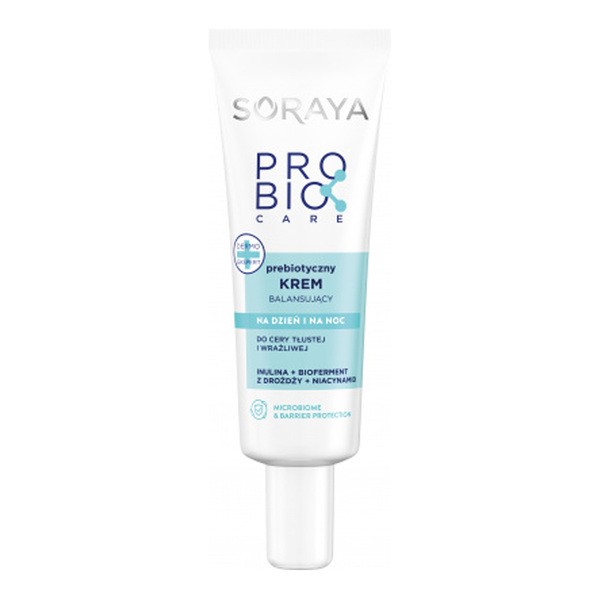 Soraya Soraya Probio Care, prebiotyczny krem balansujący do skóry tłustej i wrażliwej, 50 ml — Inhaltsstoffe und Bewertung