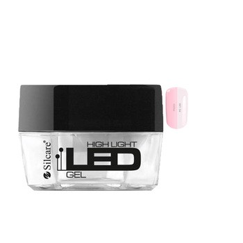 Silcare High Light LED, żel do paznokci, Pink, 15 g
