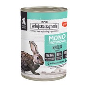 Wiejska Zagroda Monoproteinowa Królik, mokra karma dla kociąt, 400 g