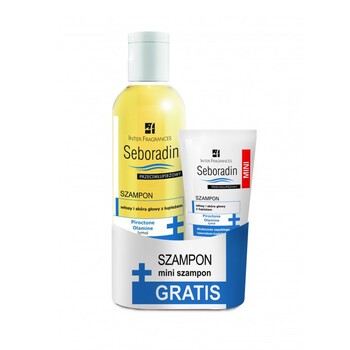 Zestaw Promocyjny Seboradin, szampon przeciwłupieżowy, 200 ml + mini szampon przeciwłupieżowy, 50 ml GRATIS