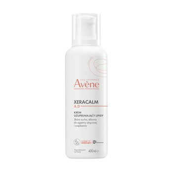 Avene Eau Thermale Xera Calm A.D, krem uzupełniający lipidy, 400 ml