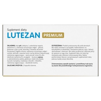Lutezan Premium, kapsułki, 120 szt.