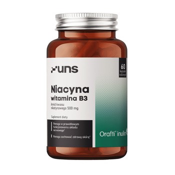 Niacyna Witamina B3, kapsułki, 60 szt.
