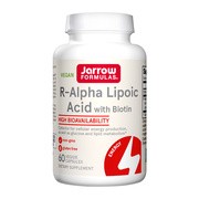 Jarrow Formulas, R-Alpha Lipoic Acid+Biotin, kapsułki, 60 szt.        