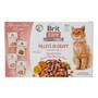 Brit Care Flavour Box Fillet in Gravy, zestaw karmy dla kotów, 85 g x 12 szt.