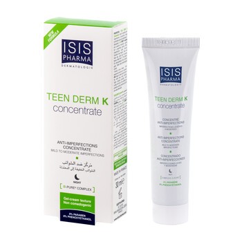 Isispharma Teen Derm K, serum keratoregulujące, skóra tłusta i trądzikowa, 30 ml