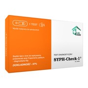 alt SYPH-Check-1, szybki test do wykrywania przeciwciał przeciwko Treponema pallidum (kiła), 1 szt.