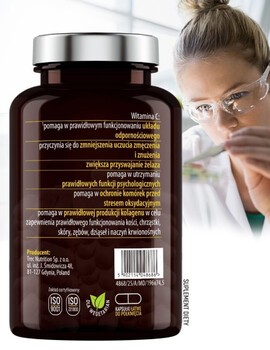 Essensey Witamina C + Cynk, Bioflawonoidy, kapsułki, 90 szt.