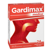 Gardimax medica, 5 mg + 1 mg, tabletki do ssania, 24 szt.