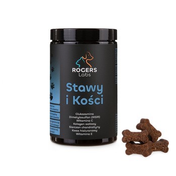 Rogers Labs Stawy i Kości, przysmaki dla psa, 180 g