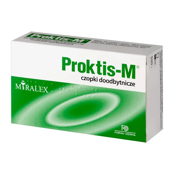 Proktis-M,czopkidoodbytnicze,10szt.