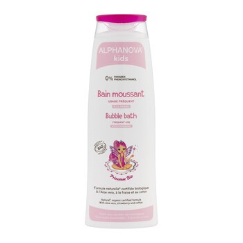 Alphanova Kids, płyn do kąpieli dla dziewczynek, 250 ml