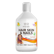 Swedish Nutra Hair Skin & Nails, płyn, smak pomarańczowy, 500 ml