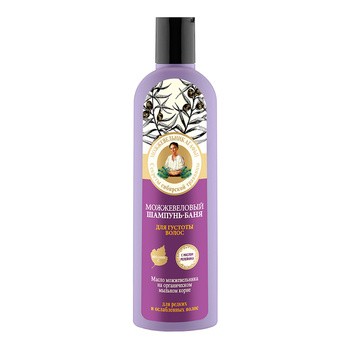 Receptury Babuszki Agafii, jałowcowy szampon bania, przeciw wypadaniu włosów, 280 ml