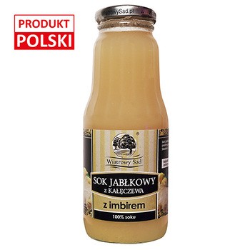 Wiatrowy Sad, sok jabłkowy z imbirem, 300 ml