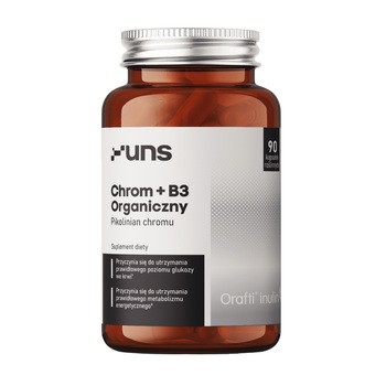 UNS Chrom Organiczny + B3, kaps., 90 szt