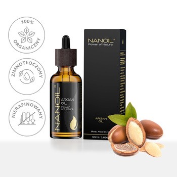 Nanoil, olejek do pielęgnacji, Arganowy, 50 ml