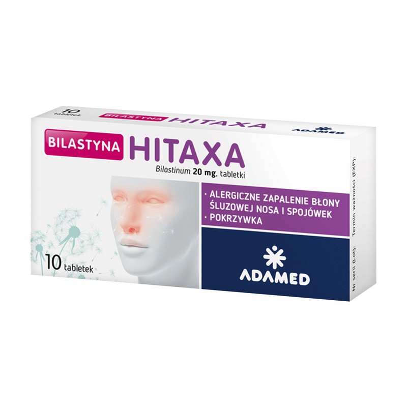 Bilastyna Hitaxa, 20 Mg, Tabletki, 10 Szt.