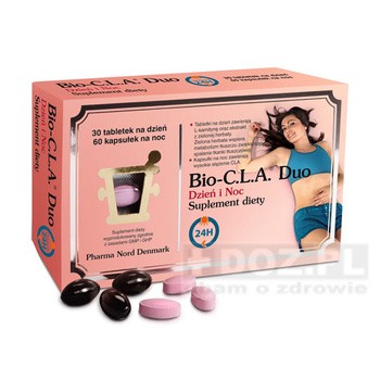 Bio-CLA Duo, 30 tabletki na dzień + 60 kapsułek na noc