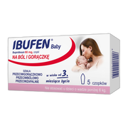 Ibufen Baby, 60 mg, czopki, 5 szt.