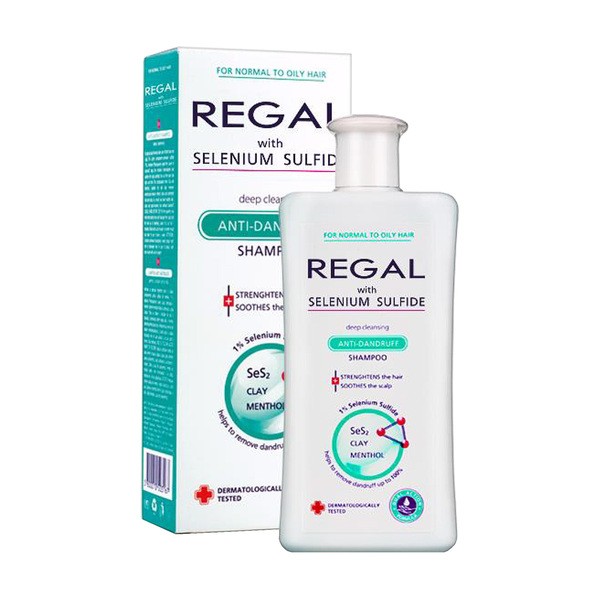 Regal with Selenium Sulfide, Anti-Schuppen-Shampoo, tief reinigend, 200 ml