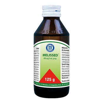 Melissed 490 mg/5 ml syrop 125 g [Hasco]