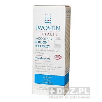 Iwostin Oftalin, roll-on, pod oczy, 7,5 ml