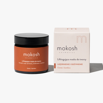 Mokosh, liftingująca maska do twarzy Owies i bambus, 60 ml