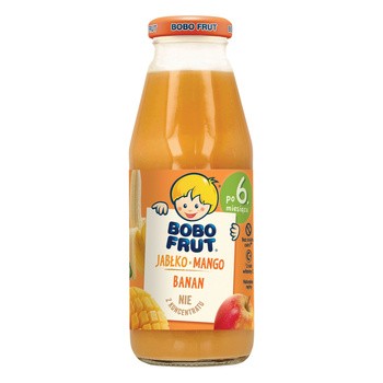 Bobo Frut, nektar owocowy, jabłko, mango, banan, 6 m+, 300 ml