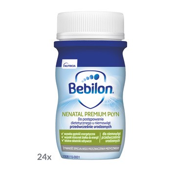Bebilon Nenatal Premium, płyn gotowy do spożycia, 24 x 70 ml