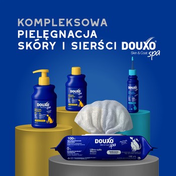 Douxo Spa Multipurpose Wipes, chusteczki wielofunkcyjne dla kotów i psów, 100 szt.