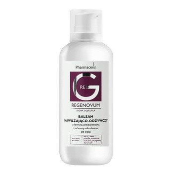 Pharmaceris Regenovum, balsam nawilżająco - ujędrniający z formułą witaminową i ochroną mikrobioty do ciała, 400 ml