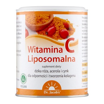 Dr Jacob's Medical, Witamina C Liposomalna, proszek, 150 g