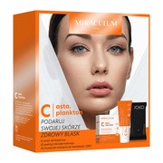 Zestaw promocyjny Miraculum Asta.plankton C, krem-żel na dzień i na noc, 50 ml + peeling, 100 ml + chusteczki micelarne Joko, 15 szt.