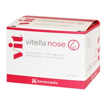 Vitella Nose, krem łagodzący skórę pod nosem, 15 ml, 9 szt