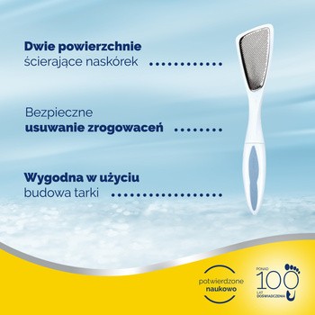 Scholl, tarka dwustronna do usuwania zrogowaceń, 1 szt