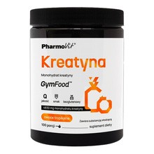 Pharmovit, Kreatyna Monohydrat GymFood, smak owoców tropikalnych, proszek, 500 g