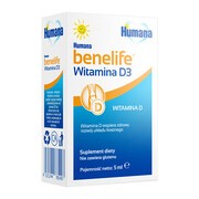 alt Humana benelife Witamina D3, płyn, 5 ml