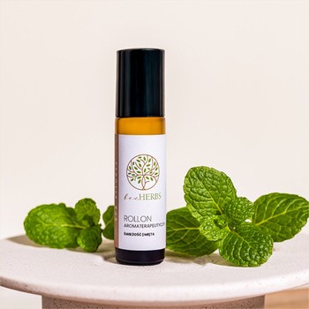 BeeHerbs, rollon aromaterapeutyczny, mięta, 10 ml