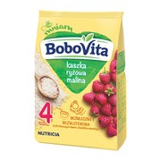 BoboVita, kaszka ryżowa o smaku malinowym, 4m+, 180 g