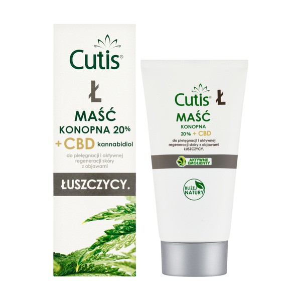 Cutis Cutis Ł, maść konopna 20% + CBD, 120 ml — Inhaltsstoffe i ocena