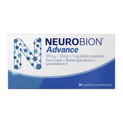 Neurobion Advance, 100 mg+50 mg+1 mg, tabletki powlekane, 30 szt.