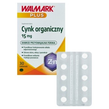 Cynk, 15 mg, tabletki, 30 szt. (Walmark)