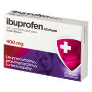 Ibuprofen Aflofarm, 400 mg, tabletki drażowane, 20 szt.