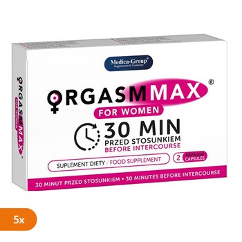 Zestaw 5 x Orgasm Max for Women, kapsułki, 2 szt.