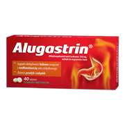 Alugastrin, 340 mg, tabletki do rozgryzania i żucia, 40 szt.